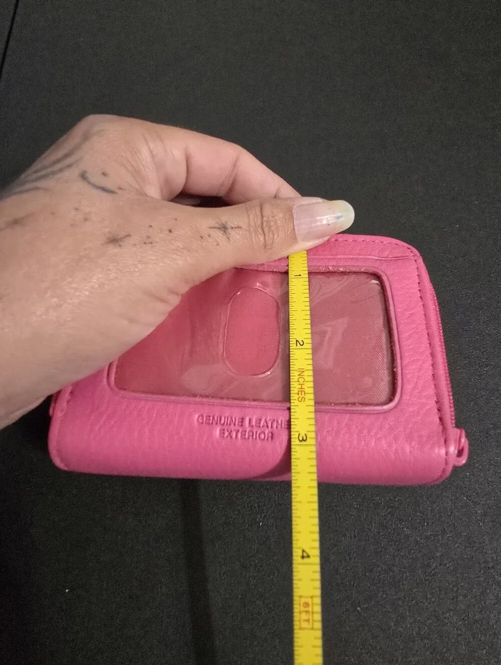 Buxton Pink Genuine Leather Wallet
